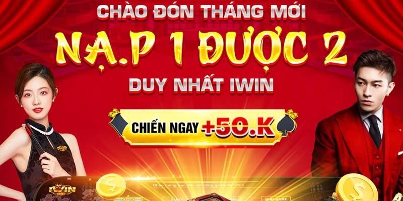 Nạp tiền Iwin dễ dàng và còn đi kèm nhiều khuyến mãi tặng thưởng